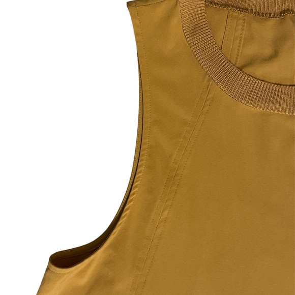 Athleta Zephyr Women’s XS Tank - Tuscan Gold - Active Stretch Wear - Picture 4 of 7